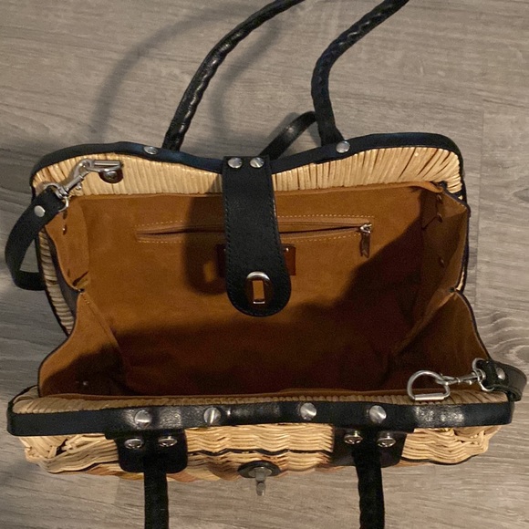 Authentic Patricia Nash Lucena Woven Crossbody/ Shoulder Purse - Picture 7 of 9